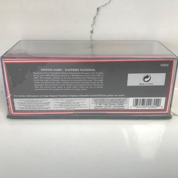 Dennis Dart Eastern National Original Omnibus Limited Edition NIB Corgi Classics - Picture 2 of 4